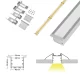 LED Profile - CN-SL04 L2000*27.2*15mm /  2 meters compressed covers and caps - Kosoom SP41-LED Profile--07