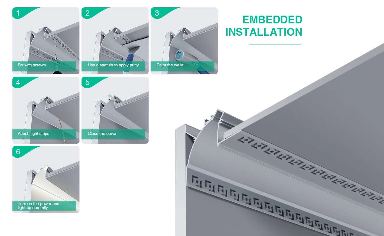 2 meters compressed covers and caps / CN-RL02 L2000*77.9*70.3mm - LED Profile - Kosoom SP54-LED Aluminium Profile--07