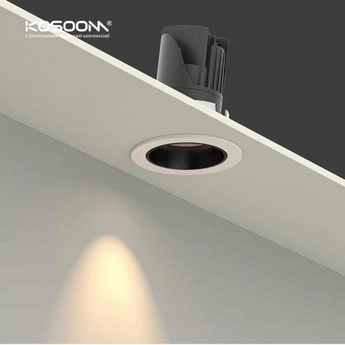 C0601 – 1-10W 2700-6500K 24˚N/B Ra80 Black+White – Track Light Fixtures Kosoom-Bathroom Track Lighting--07