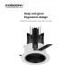 C0601 – 1-10W 2700-6500K 24˚N/B Ra80 Black+White – Track Light Fixtures Kosoom-Commercial Track Lighting--08