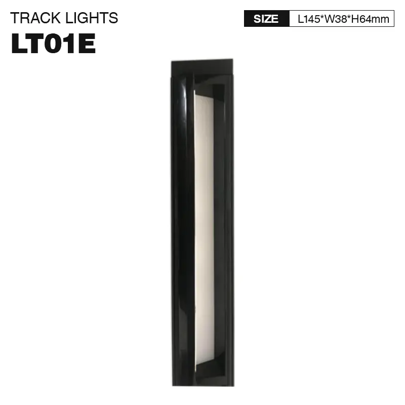 LT01E - 6W/3000K/Nero/260lm - Modulare LED Light Kosoom-White Linear Lighting--1