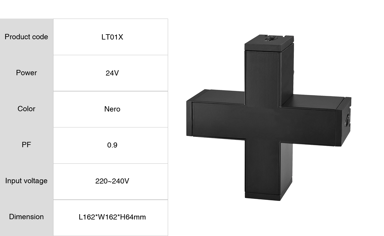 LT01X - Nero/PF0.9 - Modulare LED Light Accessories Kosoom-Accessories--3