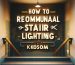 how to repair communal stair lighting